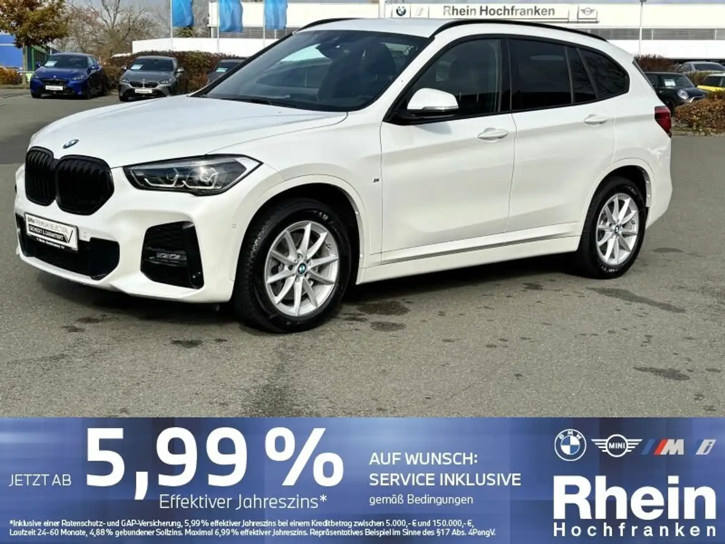 BMW X1 xDrive20i M Sport LED NAVI ACC HUD AHK RFK Bianco - 1