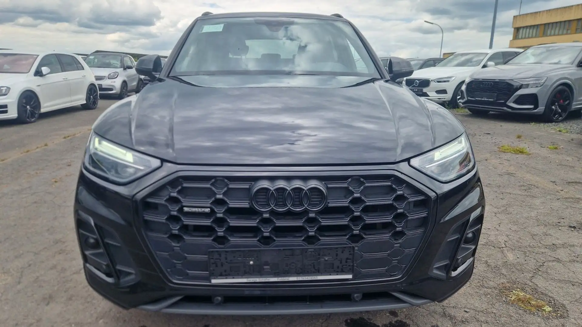 Audi Q5 40 TDI quattro S line Virtual Navi LED AHK Negro - 2