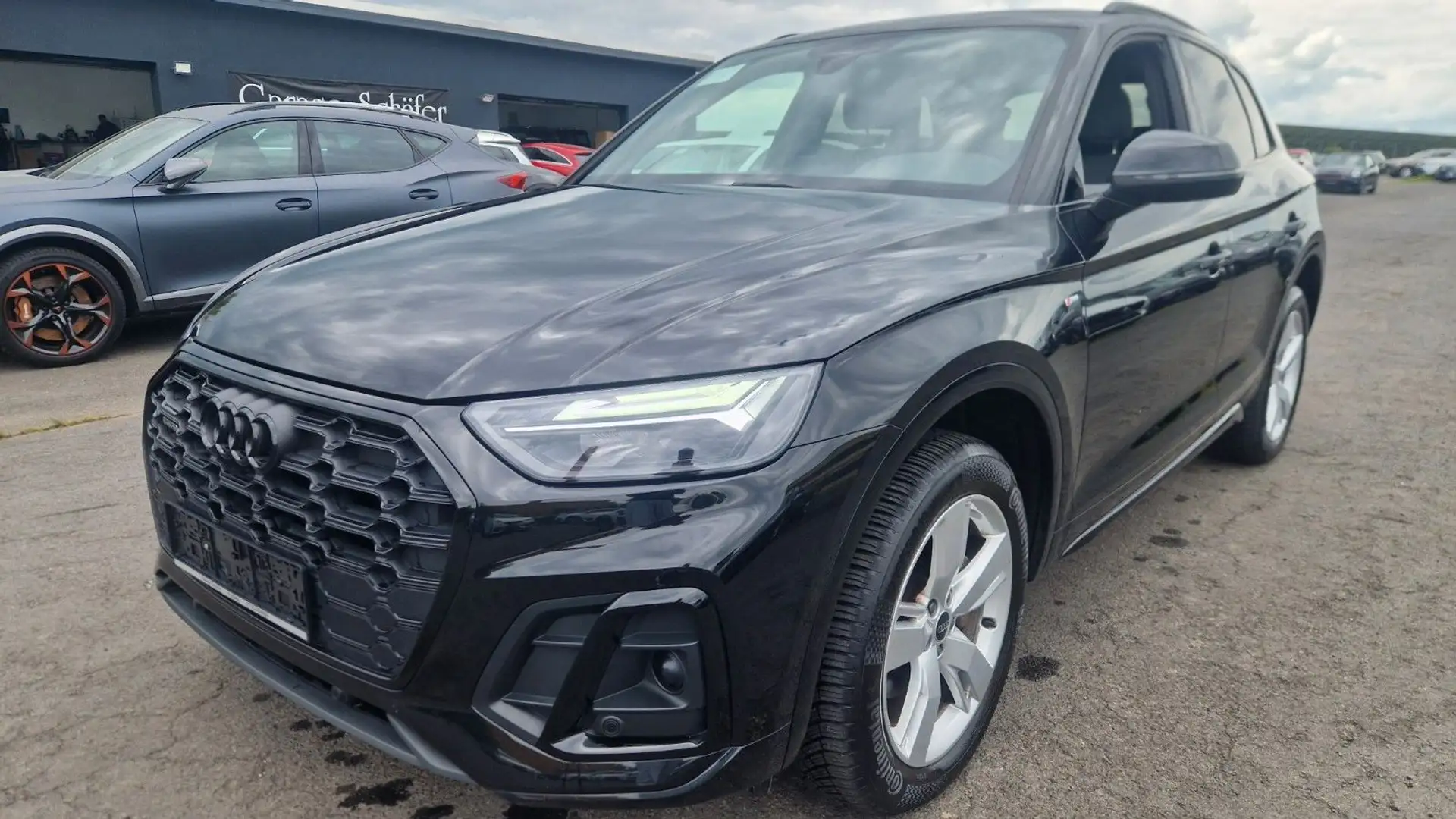 Audi Q5 40 TDI quattro S line Virtual Navi LED AHK Negro - 1