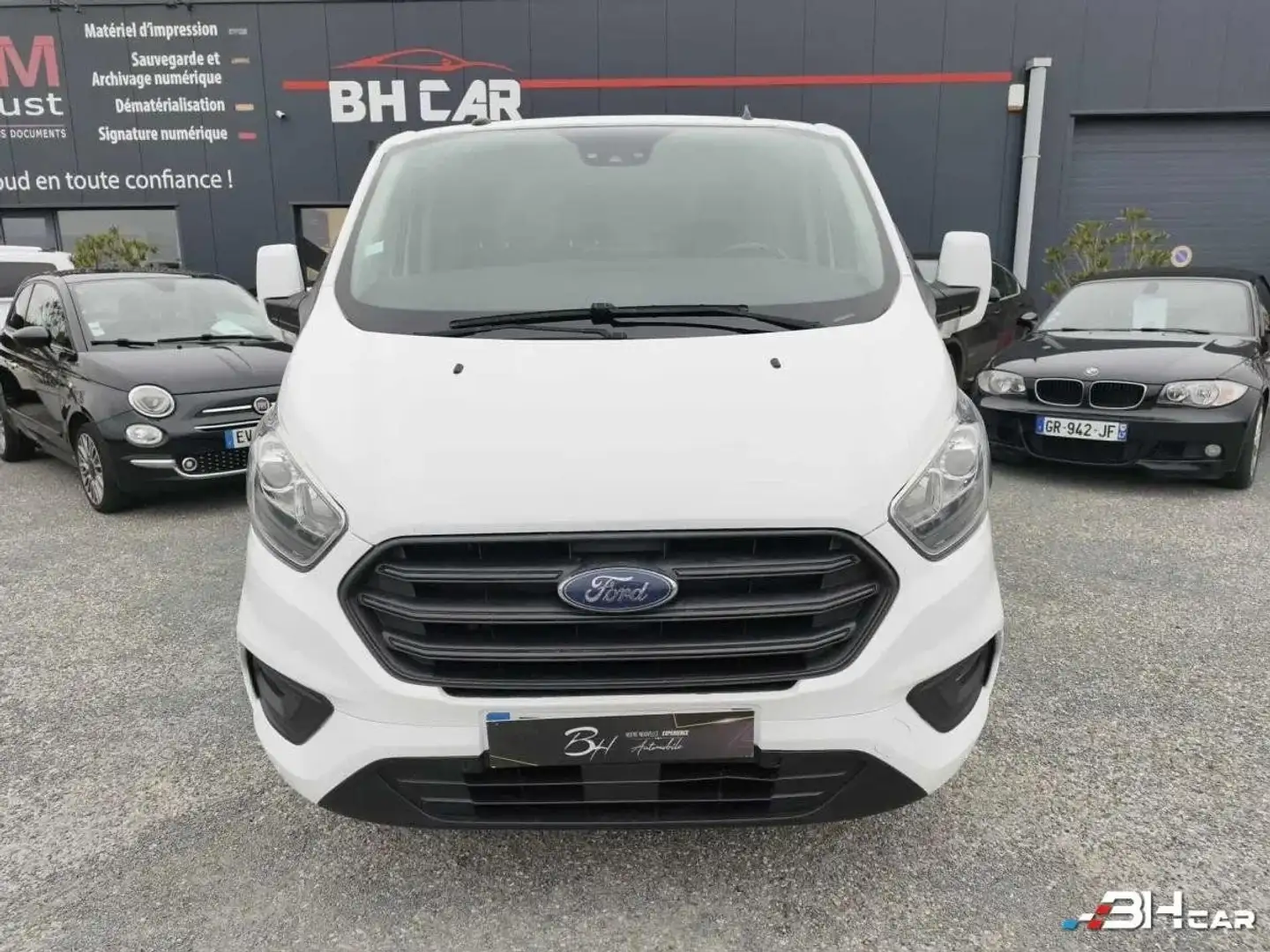 Ford Transit Custom Vu FOURGON 280 2.0 ECOBLUE 105 L1H1 COURT PC-TN TREND BUSINESS Weiß - 2
