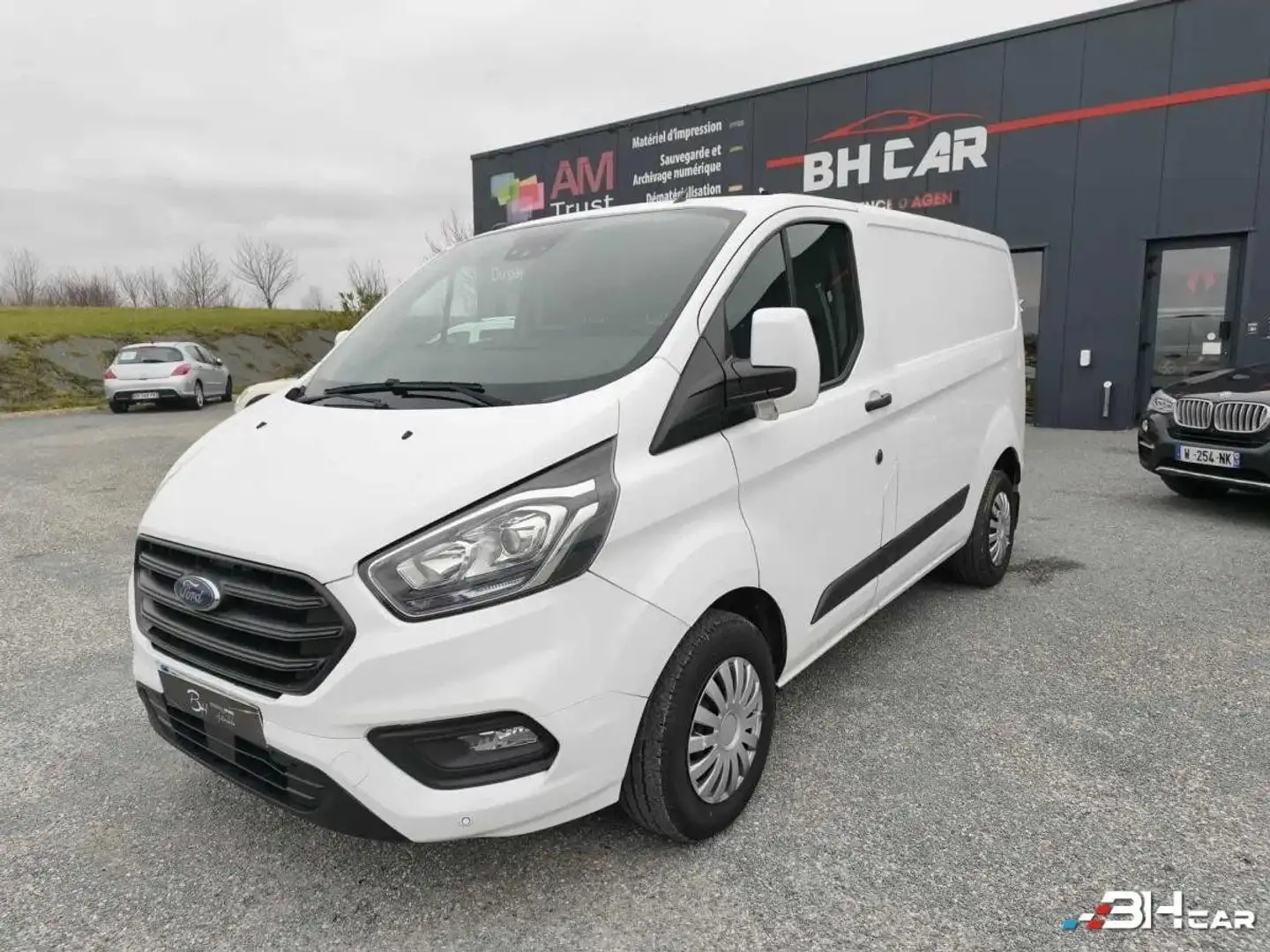 Ford Transit Custom Vu FOURGON 280 2.0 ECOBLUE 105 L1H1 COURT PC-TN TREND BUSINESS Weiß - 1