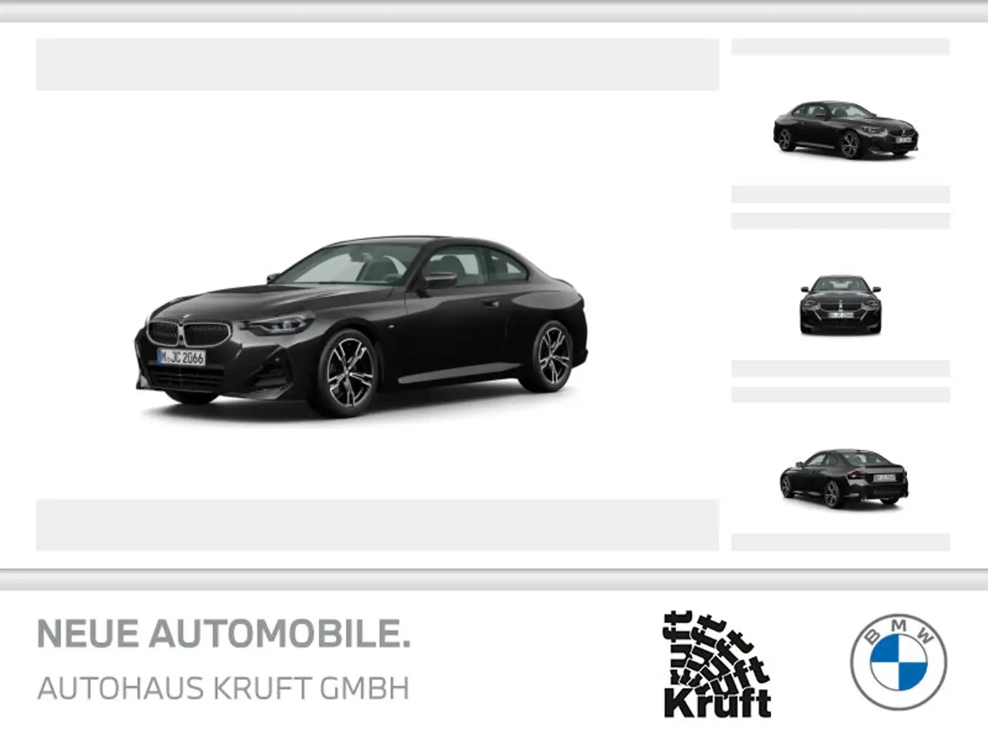 BMW 218 i M SPORT+18 LM+SPORTSI.+SPORTFAHRWERK+AMBIENTESLI Schwarz - 1