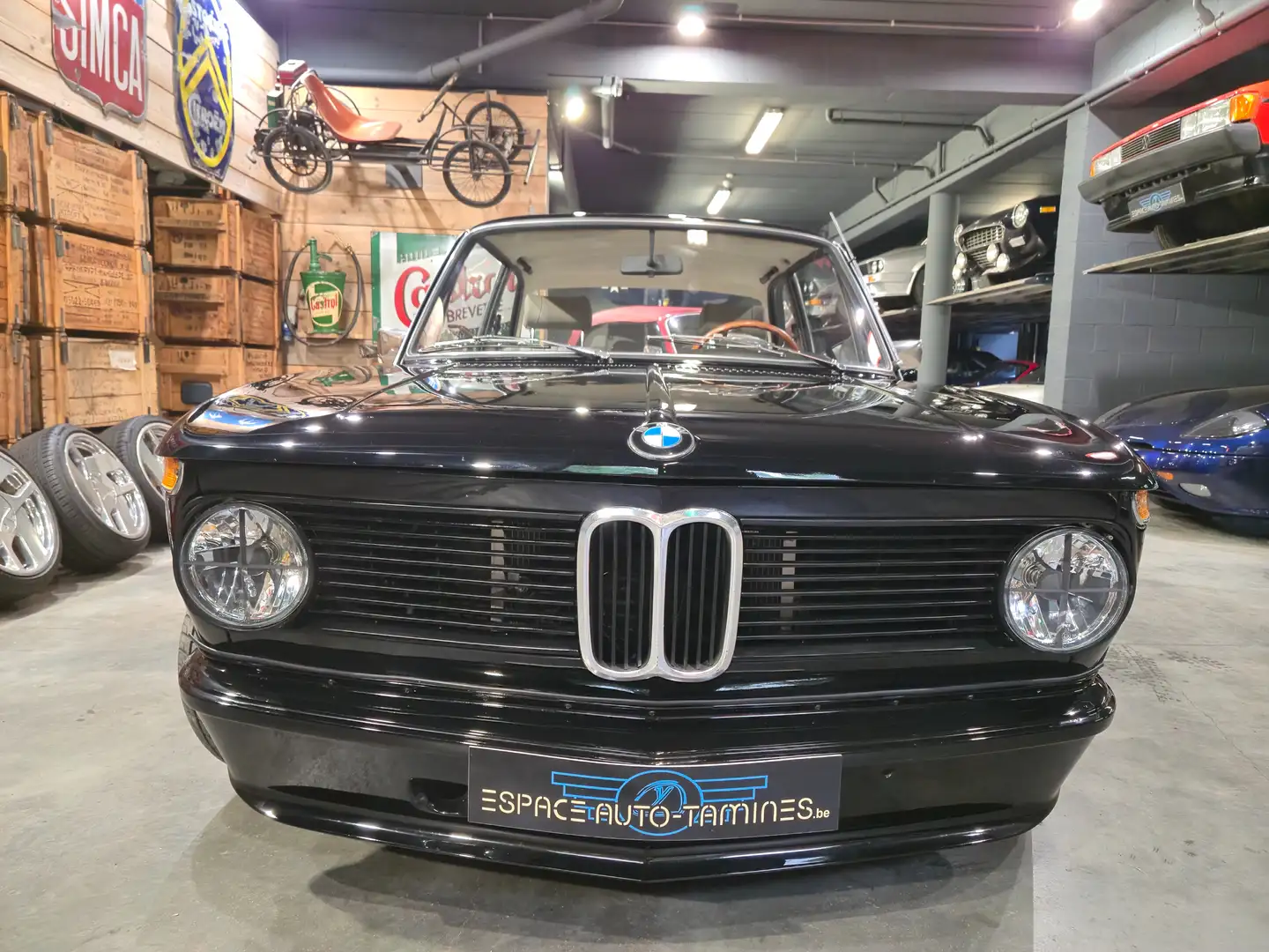 BMW 2002 2.0 6 cyl. turbo look "MEME PAS DANS VOS REVES" Zwart - 2