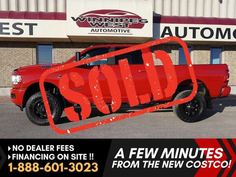Red 2022 RAM 2500 Pickup Truck Four-Wheel Drive 6-Speed Automatic