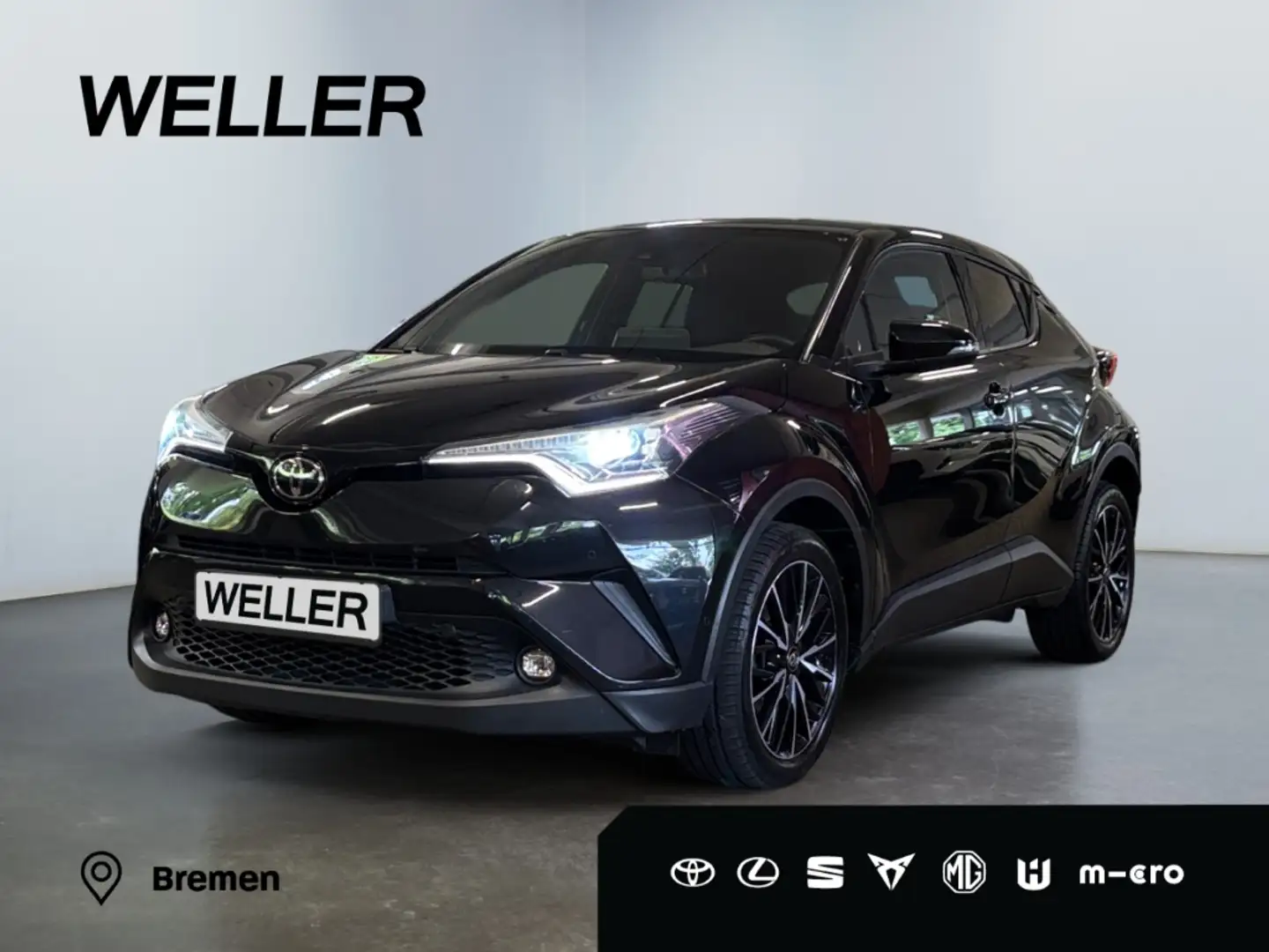 Toyota C-HR 1.2 Turbo Lounge *LED*Leder*ACC*CAM*SHZ*Navi* Negro - 1