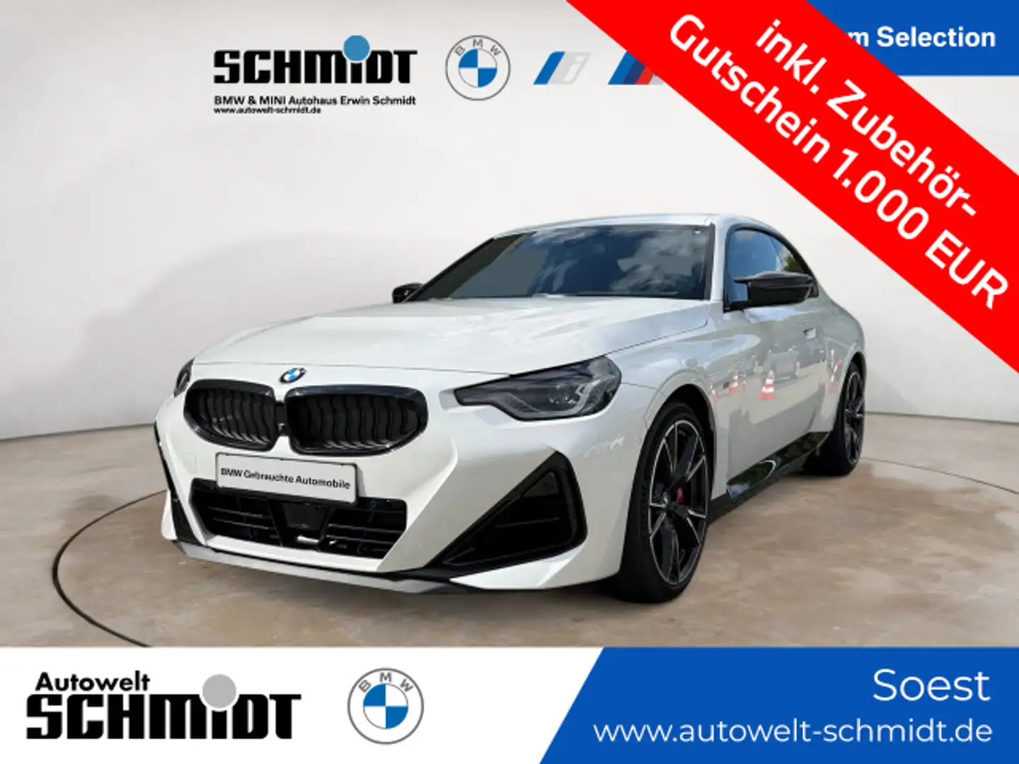 BMW 240 M240i xDrive Coupe / NP= 71.870,- / M Sport Pro Weiß - 1