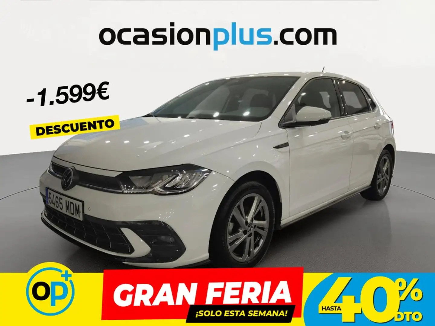 Volkswagen Polo 1.0 TSI R-Line 70kW Blanco - 1