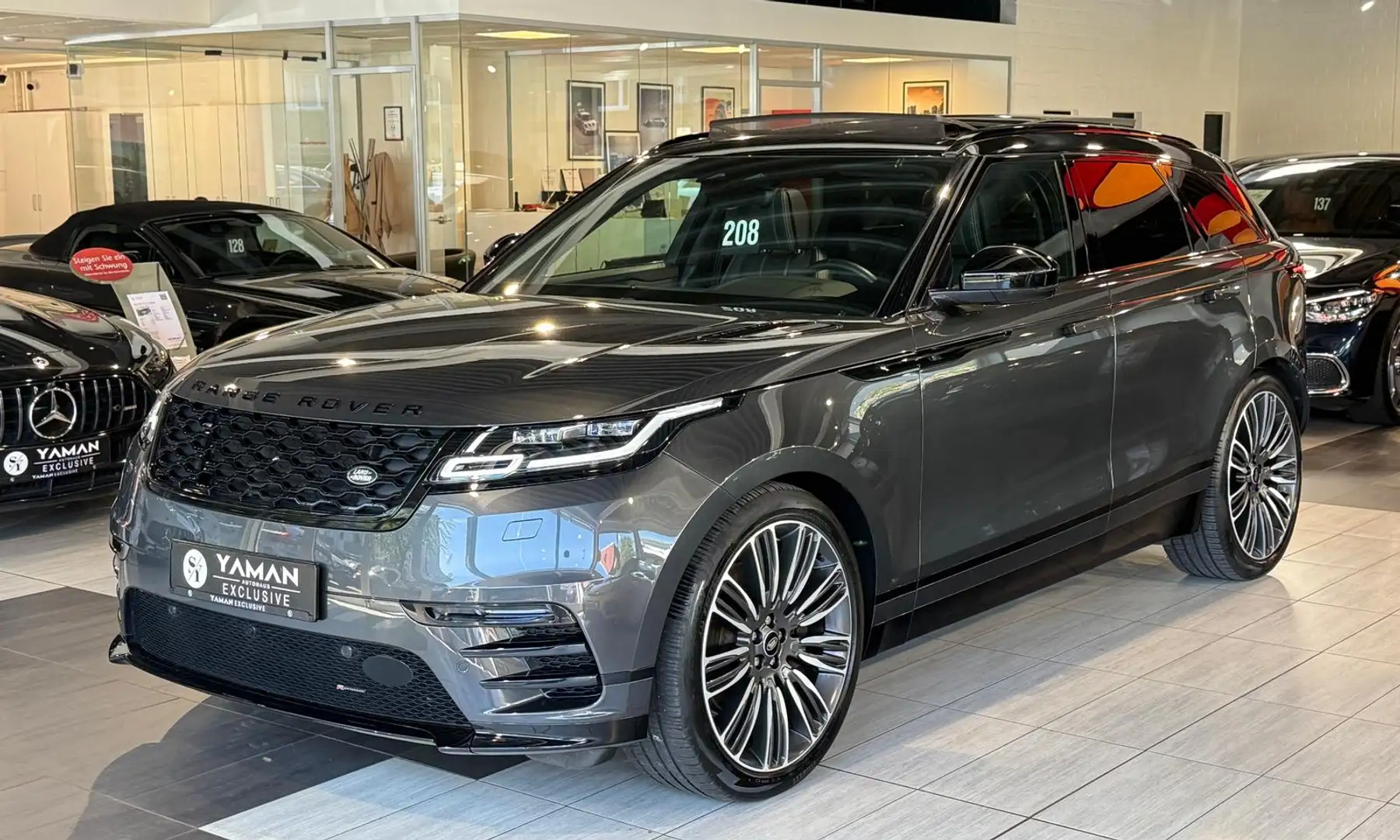 Land Rover Range Rover Velar R-Dynamic HSE P400*Pano*StHzg* Gris - 1