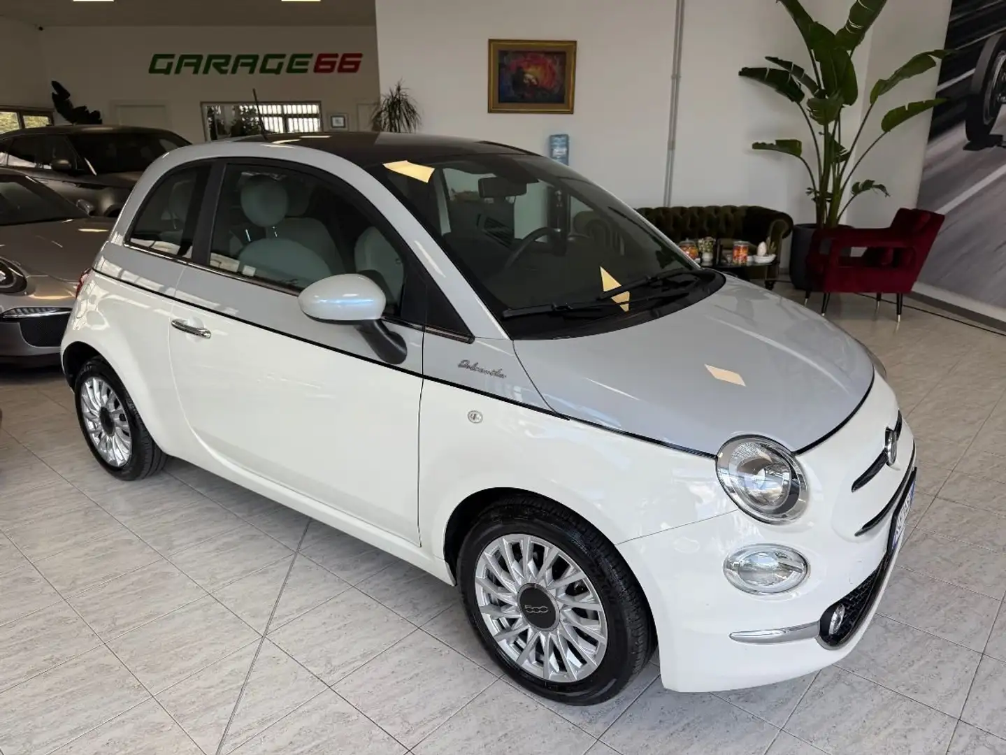 Fiat 500 1.0 hybrid Dolcevita Bi-colore Perlato 70cv Bianco - 1