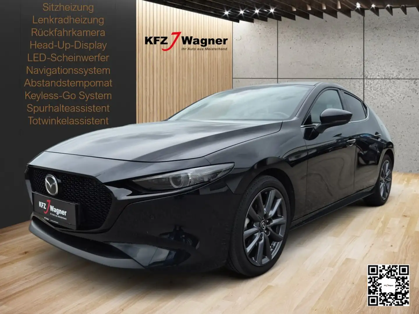 Mazda 3 Skyactiv G122 Comfort+ /ST Schwarz - 1