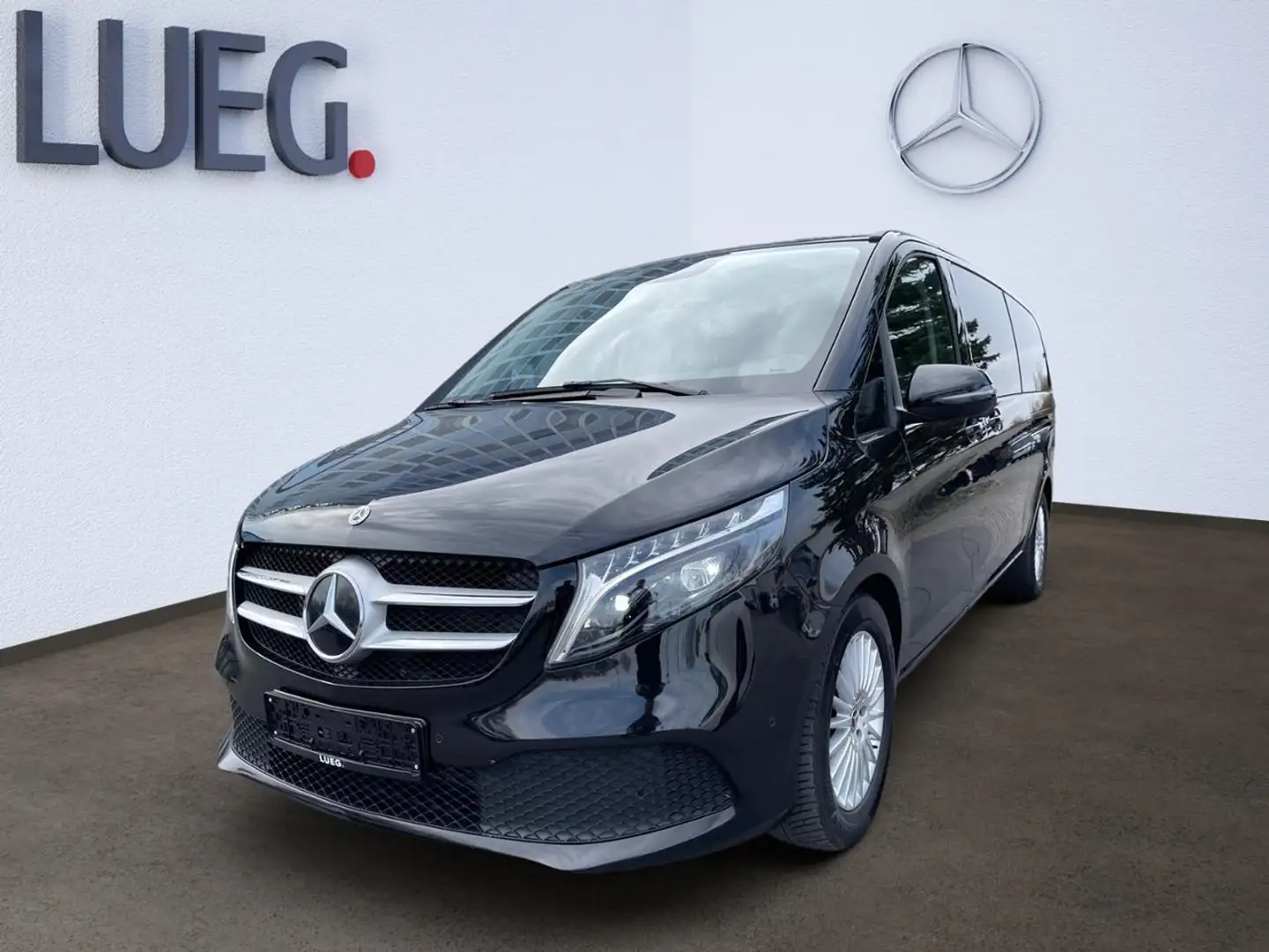 Mercedes-Benz V 300 d EDITION Extralang el.Schiebe SpurW AHK Schwarz - 1