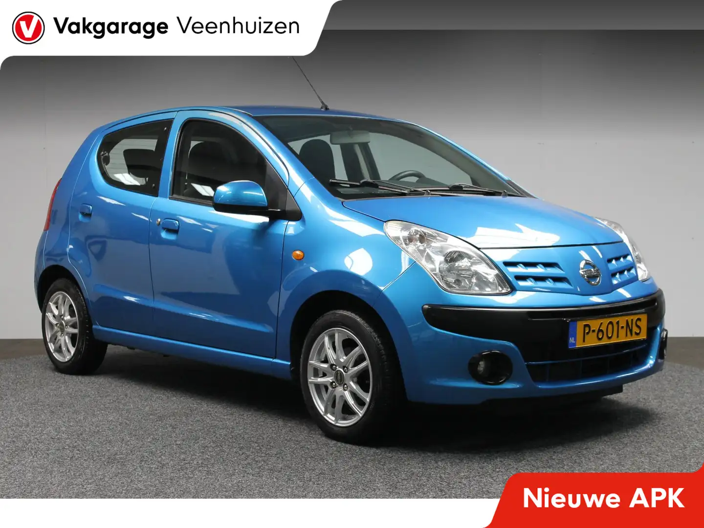 Nissan Pixo 1.0 Acenta|Nieuwe APK|Airco|Lichtmetaal| Blau - 1
