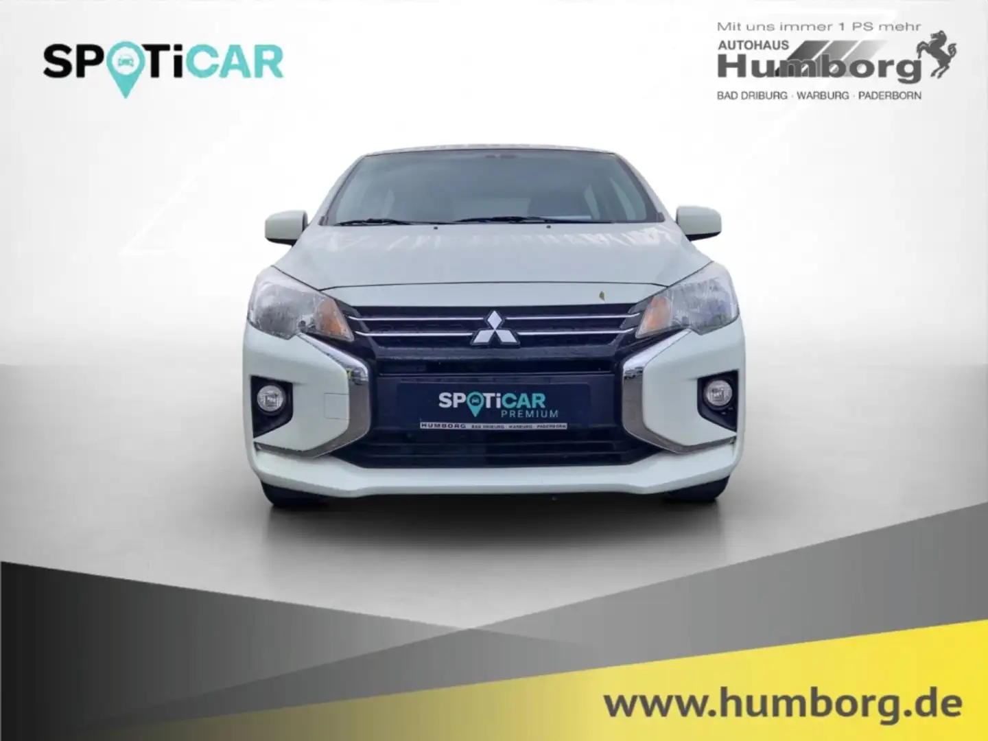 Mitsubishi Space Star 1.0 Basis Klimaautom Notbremsass. Berganfahrass. K Weiß - 2