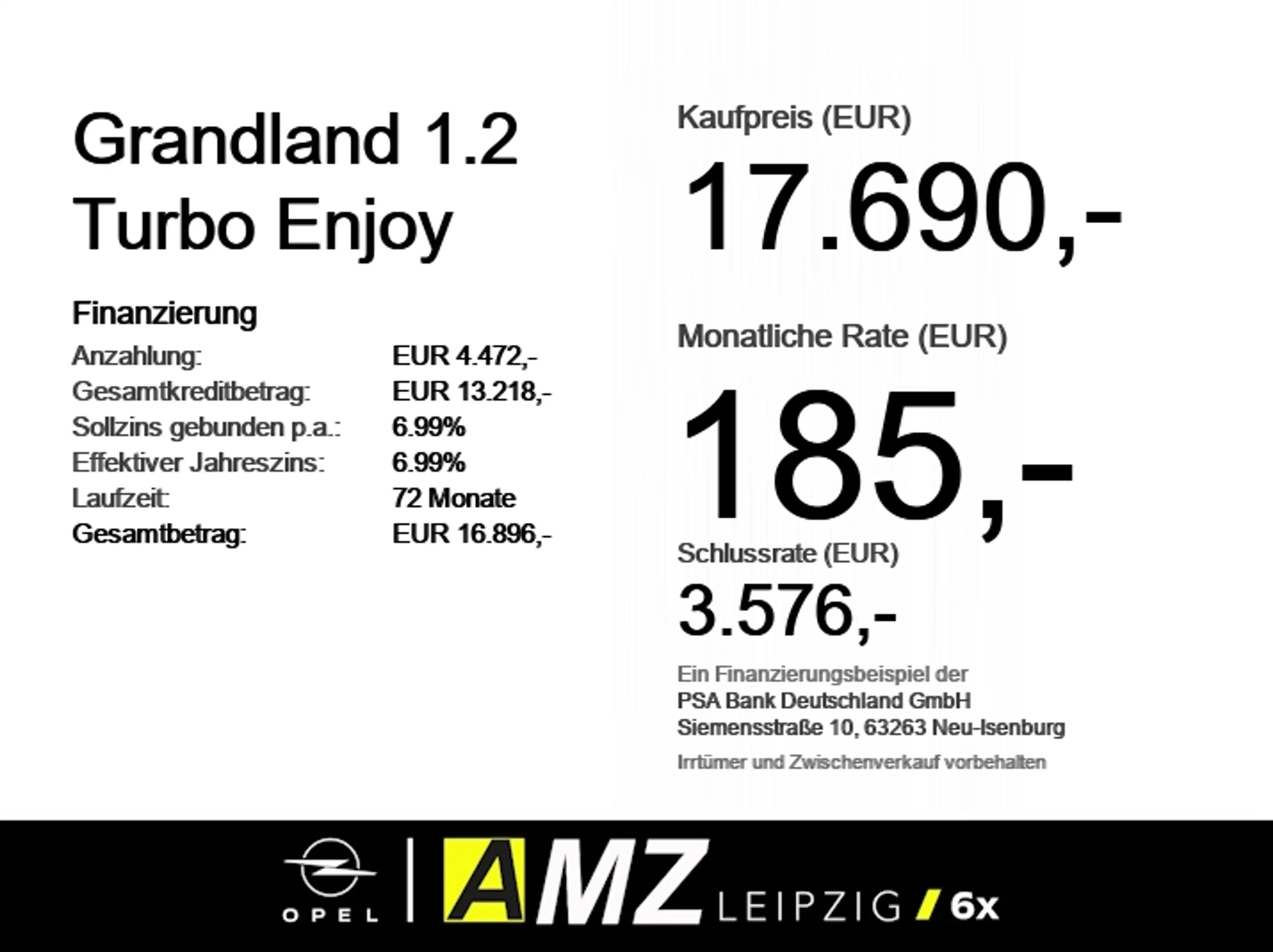 Opel Grandland 1.2 Turbo Enjoy *bequemer Einstieg* — photo 6