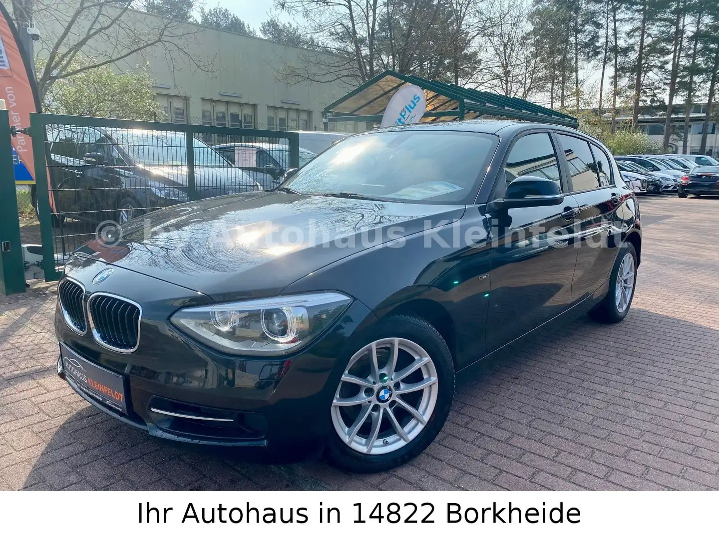 BMW 118 i Sport Line |BI XENON|LEDER|NAVI Noir - 2