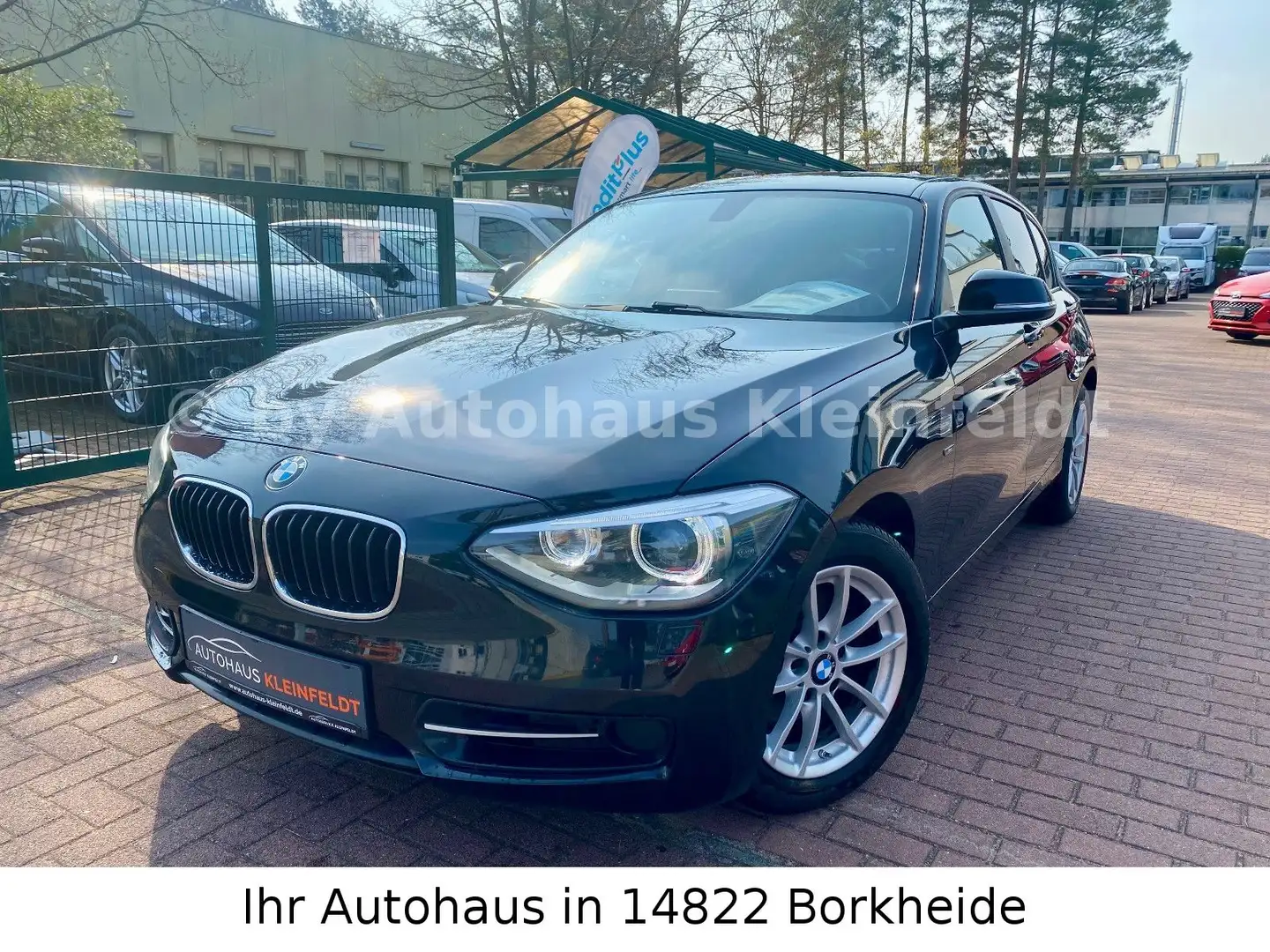 BMW 118 i Sport Line |BI XENON|LEDER|NAVI Noir - 1