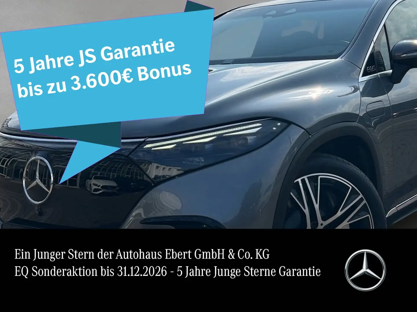 Mercedes-Benz EQS SUV EQS 450 4M SUV Premi DISTRO Pano HYPER Sitzklima Grau - 1