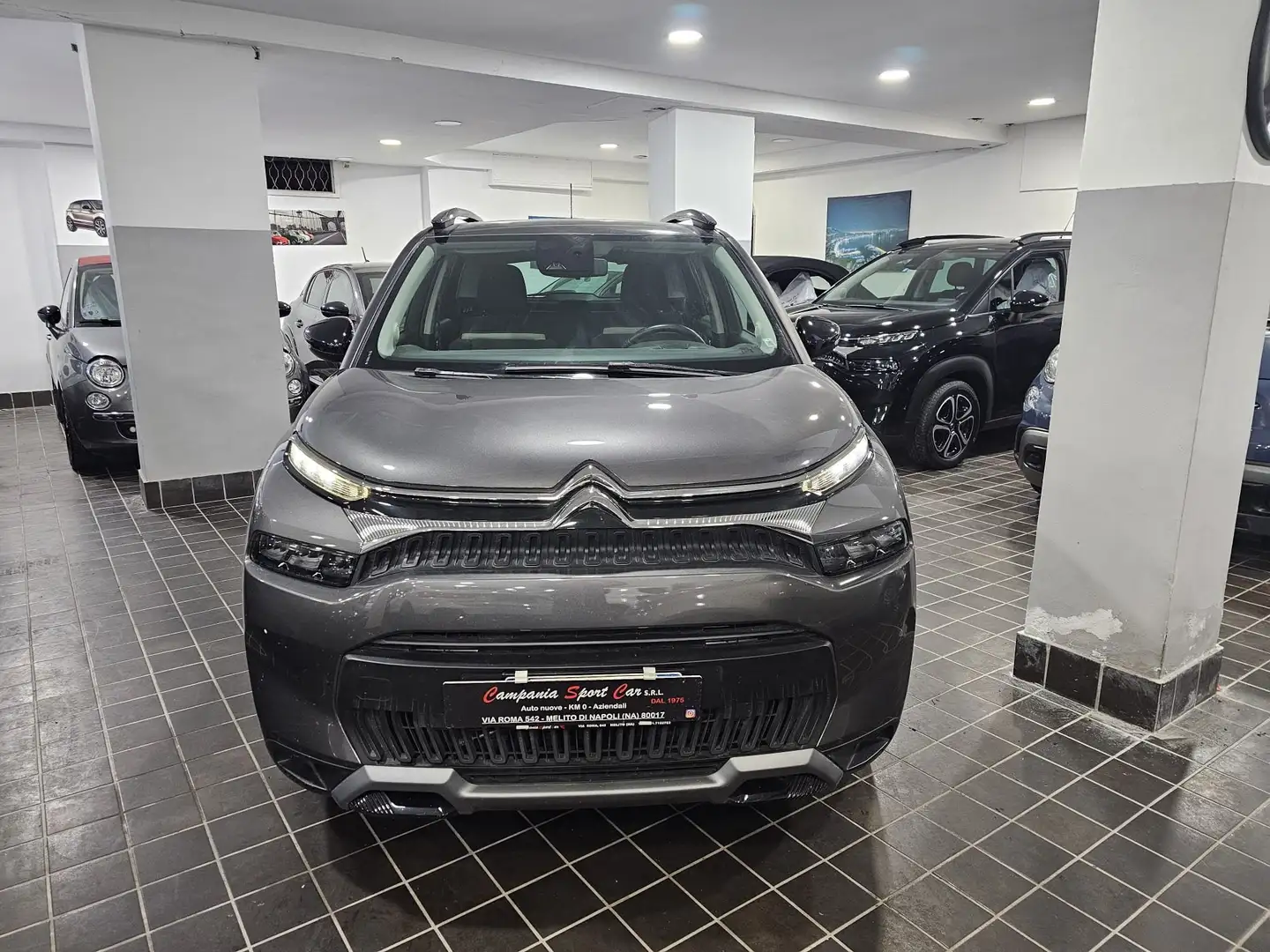 Citroen C3 Aircross 1.5 BLUE HDI 110CV SHINE - UFFICIALE ITALIANA Grigio - 2
