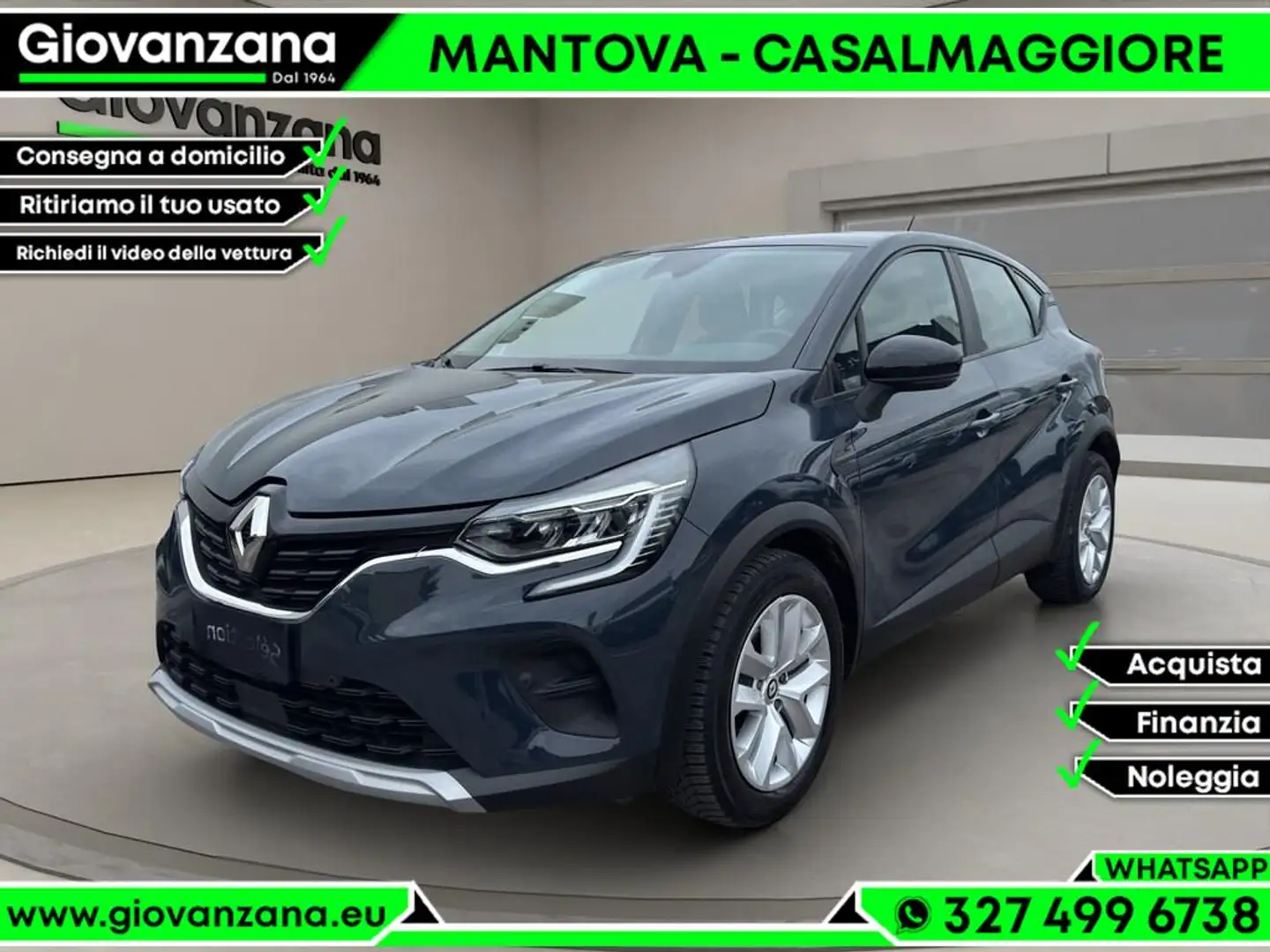 Renault Captur 1.0 tce Zen 90cv my21 Blau - 1