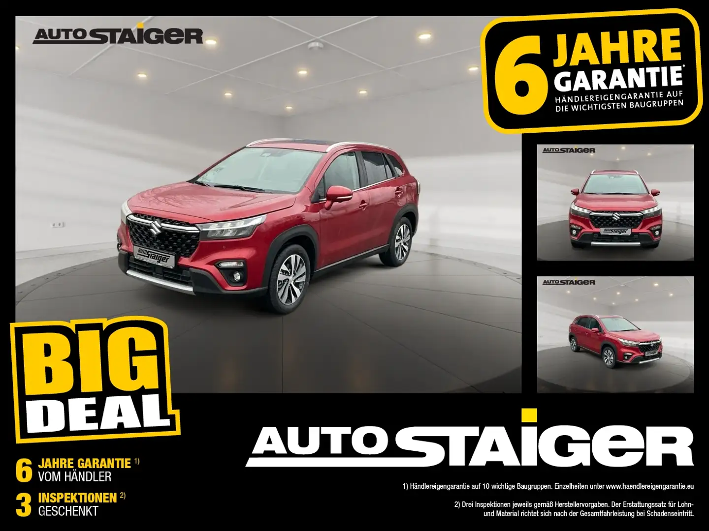 Suzuki S-Cross 1.5 Comfort+ Panoramadach Allrad AT Rouge - 1