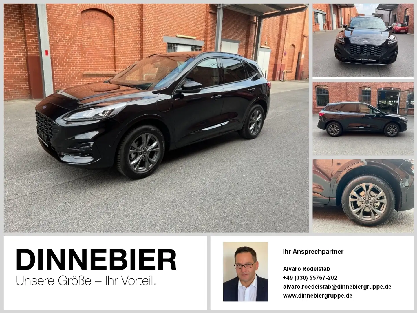 Ford Kuga ST-LINE X AHK+FRONT + HECKKAMERA+HEADUP Noir - 1