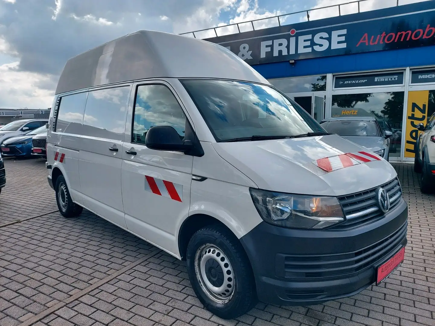 Volkswagen T6 Transporter Kasten Hochdach Lang KLIMA AHK Blanc - 2