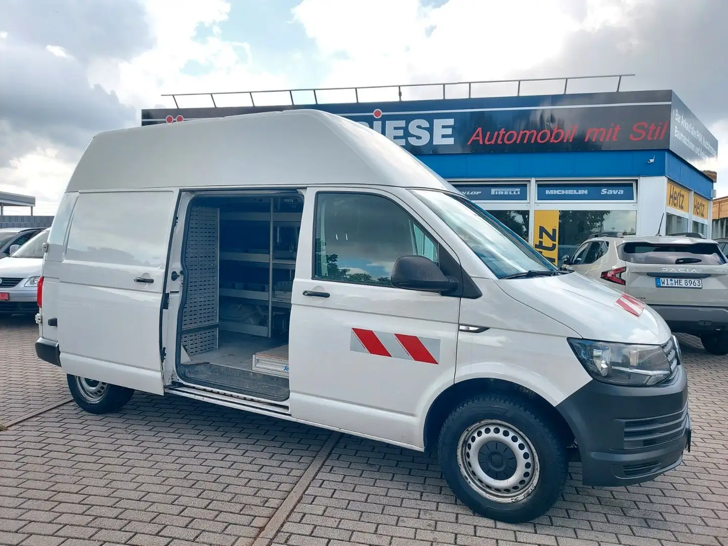 Volkswagen T6 Transporter Kasten Hochdach Lang KLIMA AHK Blanc - 1