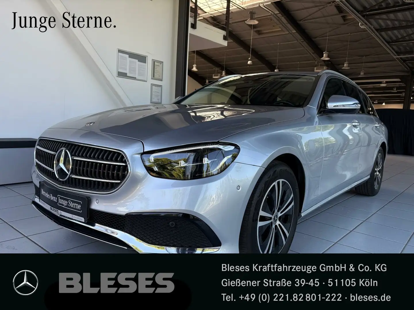 Mercedes-Benz E 220 E 220 d T AVANTGARDE+MBUX P+LED+Kamera+Totwinkel Silber - 1