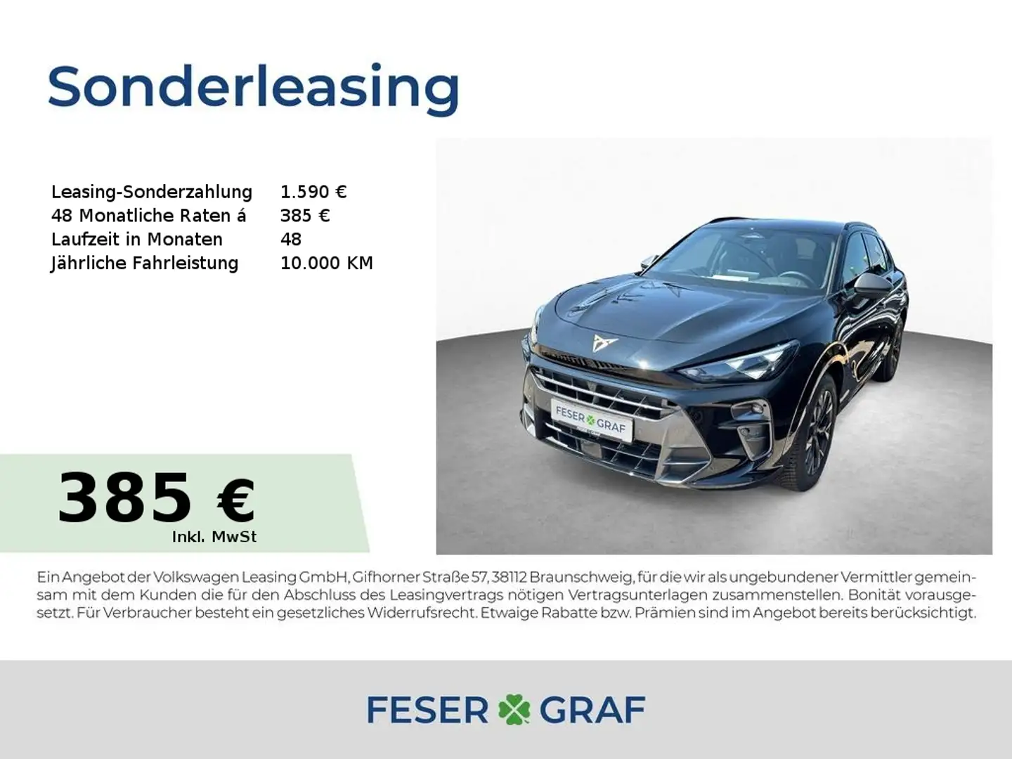CUPRA Terramar 1.5 eTSI DSG HEAD-UP TOP-VIEW GJR NAVI el.HECK Noir - 1