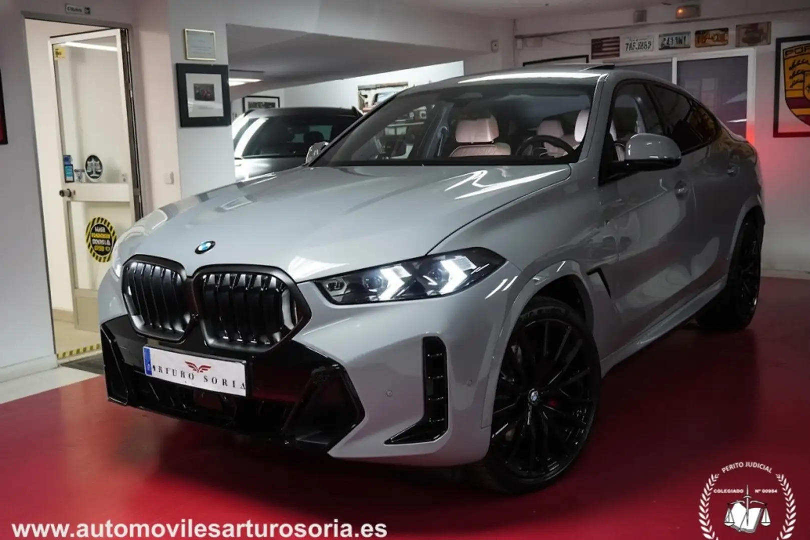 BMW X6 xDrive 40dA M Sport Gris - 1