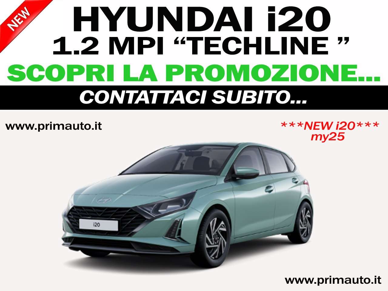 Hyundai i20 1.2 *Benz.* 5p TECHLINE my25 Benz. - (#1125)