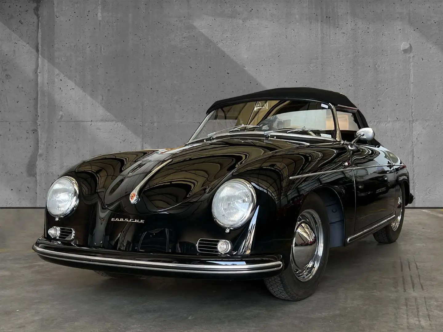 Porsche 356 A Convertible D Roadster 1600S Schwarz - 2
