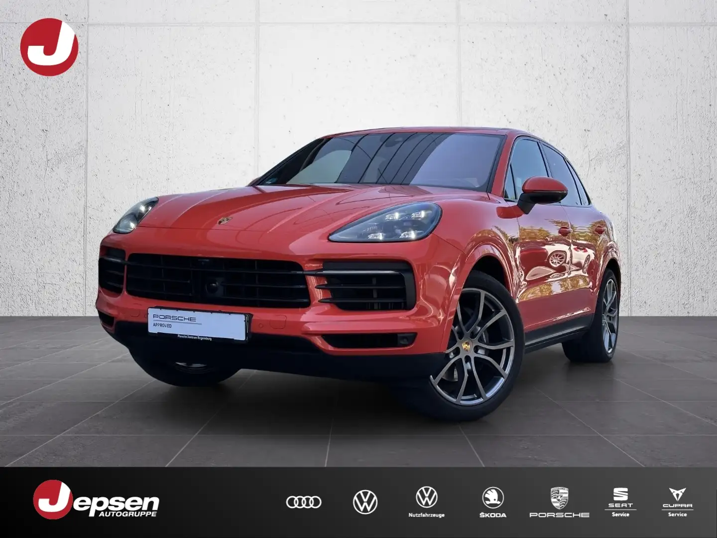 Porsche Cayenne E-Hybrid PANO DAB 360° Orange - 1