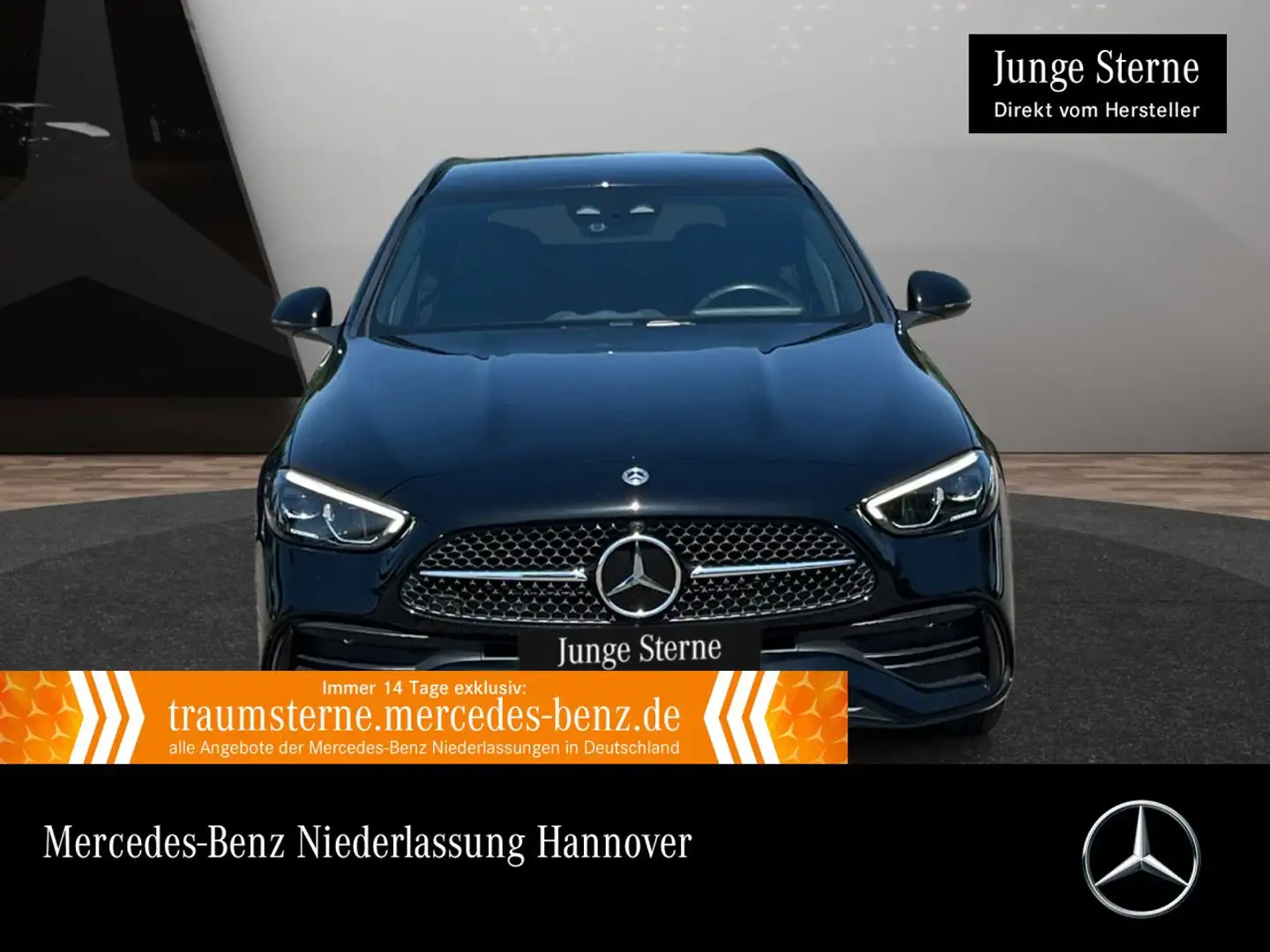 Mercedes-Benz C 300 e T AMG+NIGHT+AHK+LED+KAMERA+KEYLESS+9G Zwart - 1