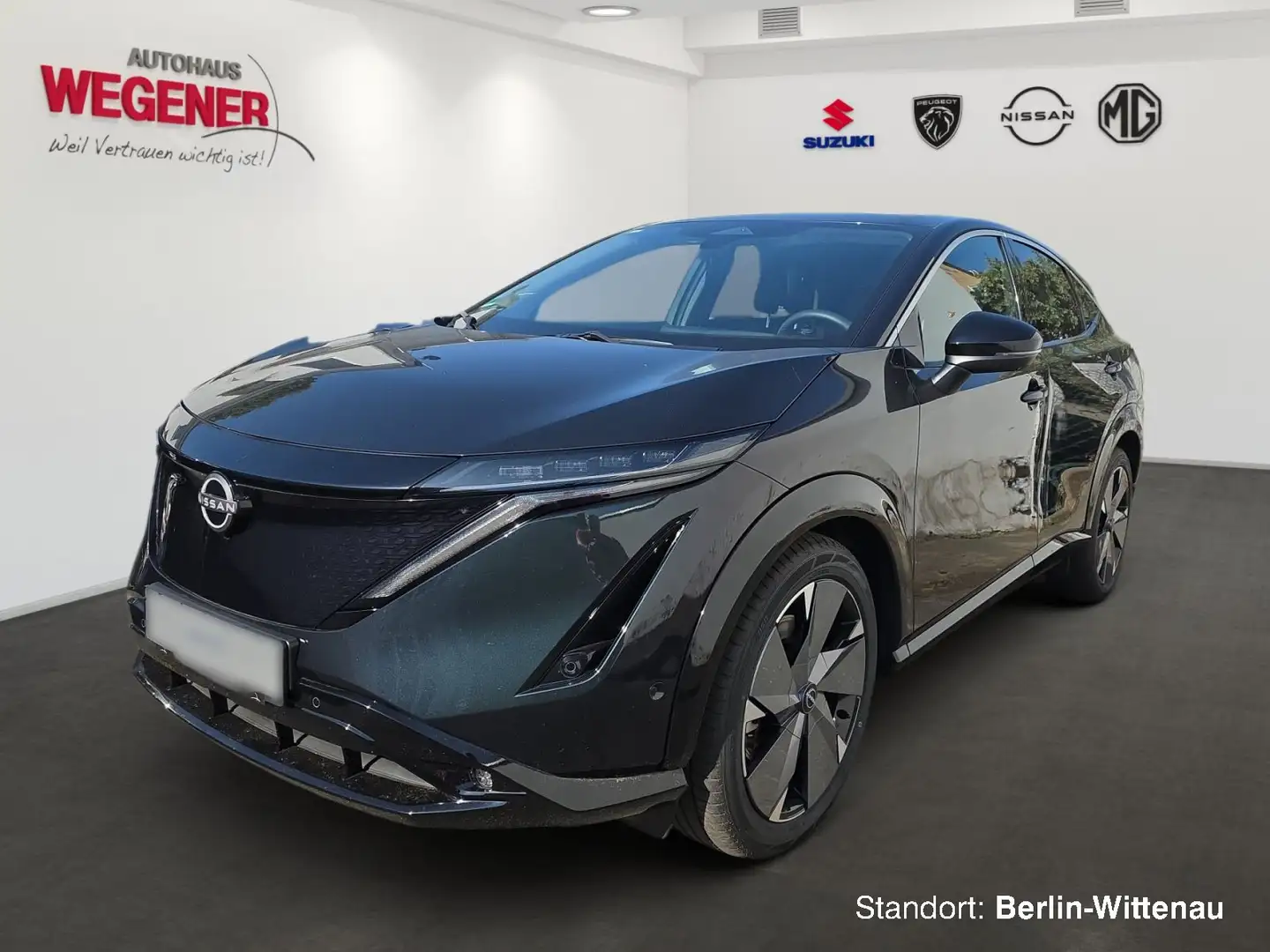 Nissan Ariya ARIYA EVOLVE PACK 87kWh 20''LM HUD LED BOSE PANO Grün - 1