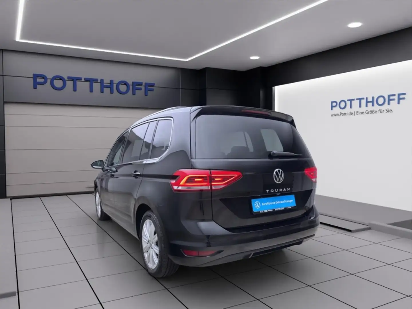 Volkswagen Touran 1.5 TSI DSG COMFORTLINE PANO AHK 7SITZE KAMERA Schwarz - 2