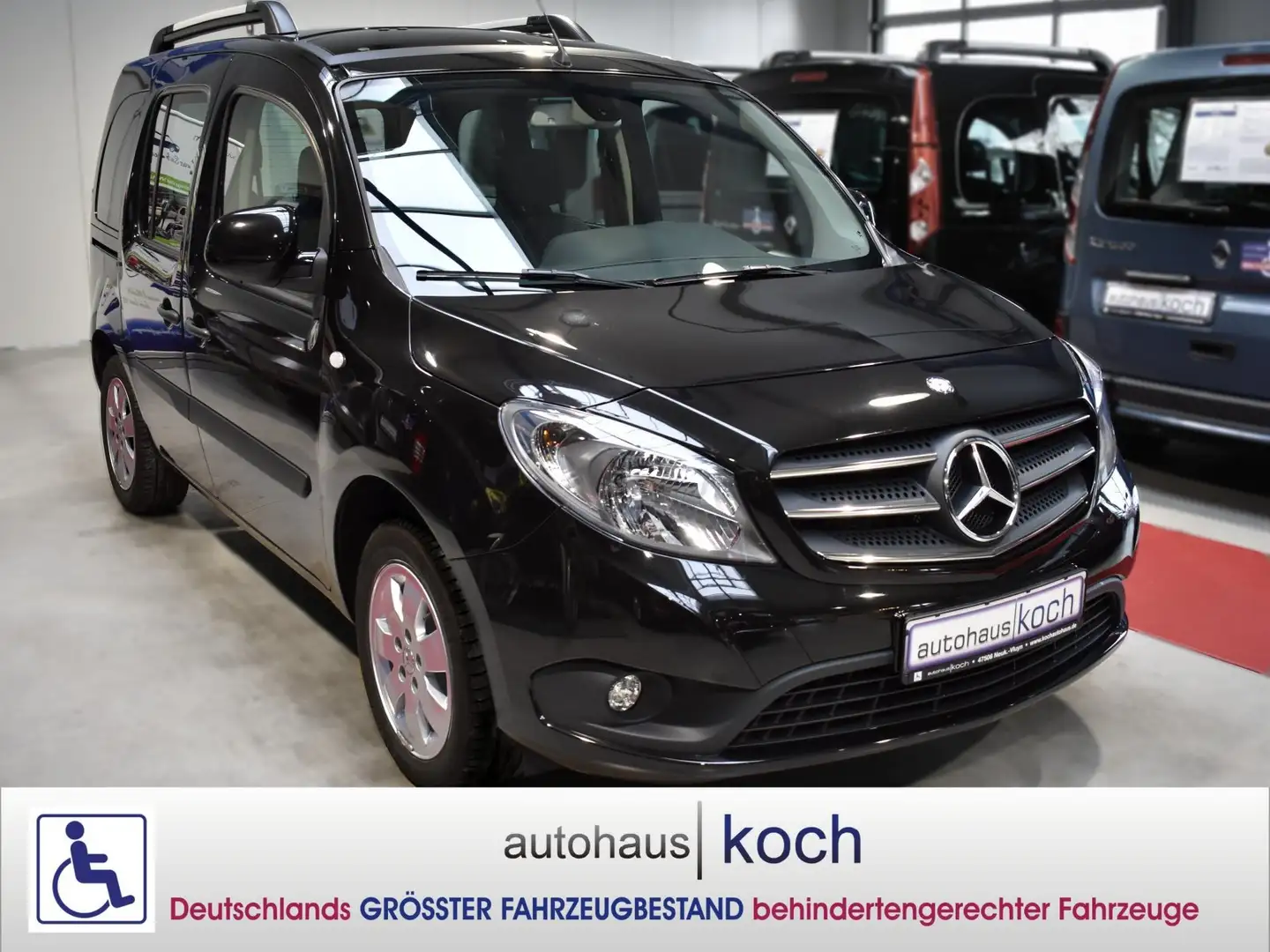Mercedes-Benz Citan 112 EU6  rollstuhlgerecht Future-Safe-System Schwarz - 2