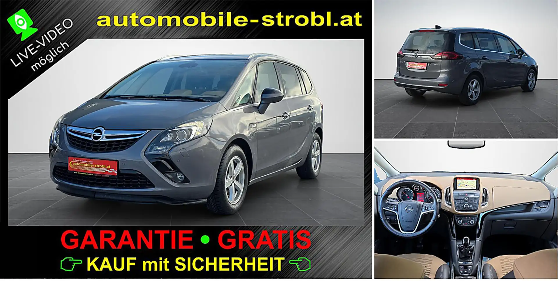 Opel Zafira Tourer CDTI Cosmo*7-Sitze*Navi*GARANTIE* Grau - 1