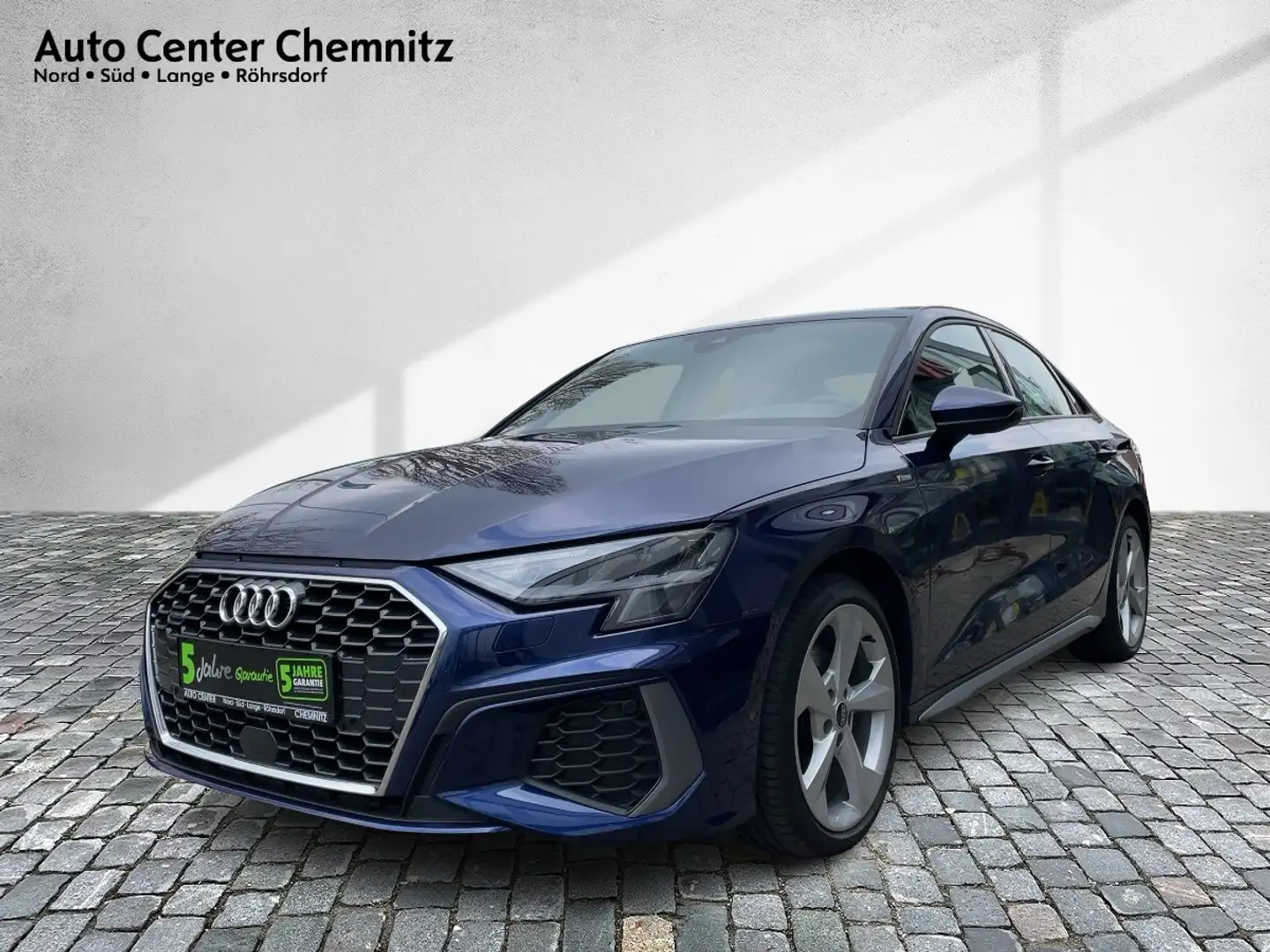 Audi A3 40TDI DSG quattro S-Line LED/Navi/PDC/Kamera Blauw - 2