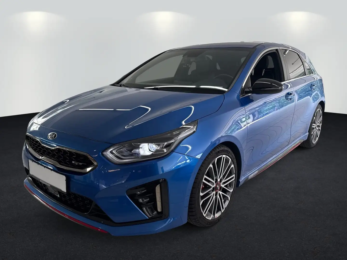 Kia Ceed / cee'd Ceed 1.6T-GDI GT ACC Navi FLA ParkAss. 4xSHZ LM Blauw - 2