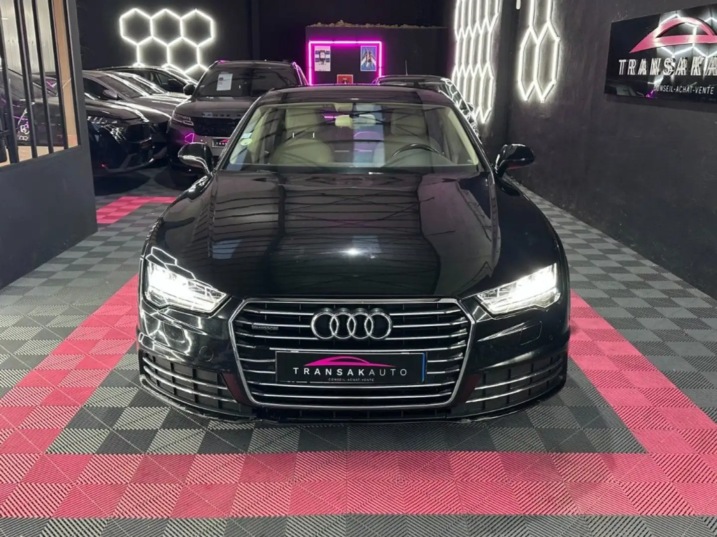 Audi A7 Avus 218 ch V6 3.0 TDI S tronic 7 Quattro ~ Park Asist ~ Sièges électriques à mémoire chauffants ~ Radar 360° Negru - 2