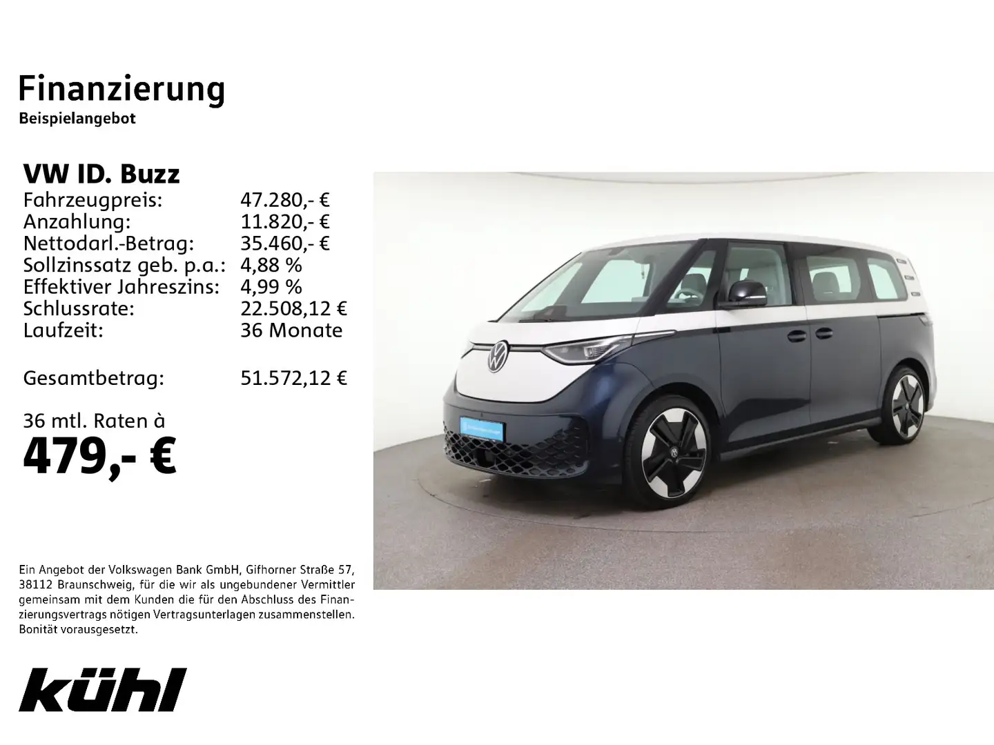 Volkswagen ID. Buzz ID.Buzz Pro IQ.Light 360° ACC Kessy Navi AHK CCS Weiß - 2