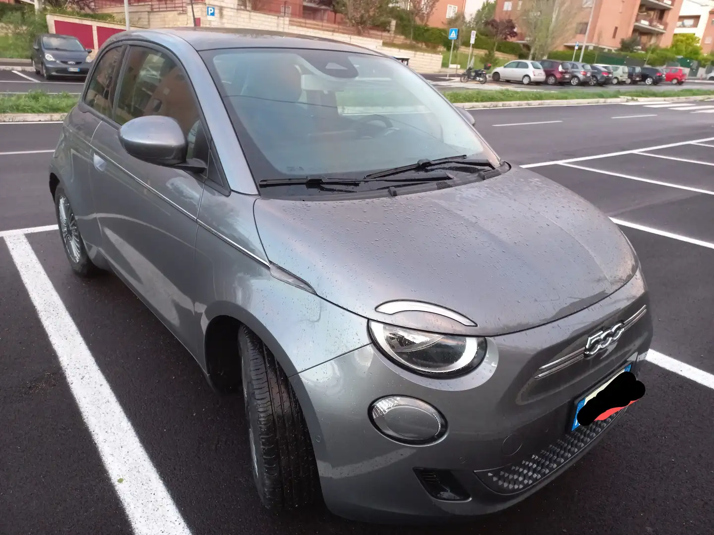 Fiat 500e icon Zilver - 1