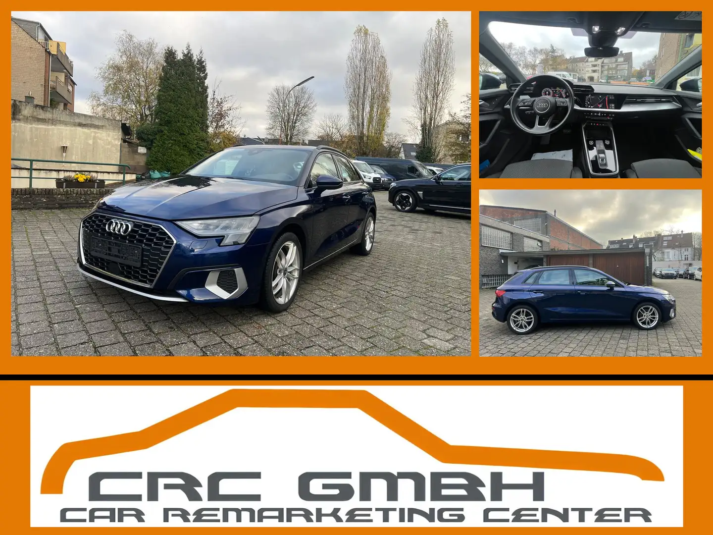 Audi A3 30 TFSI Sportback advanced S-tronic Bleu - 1