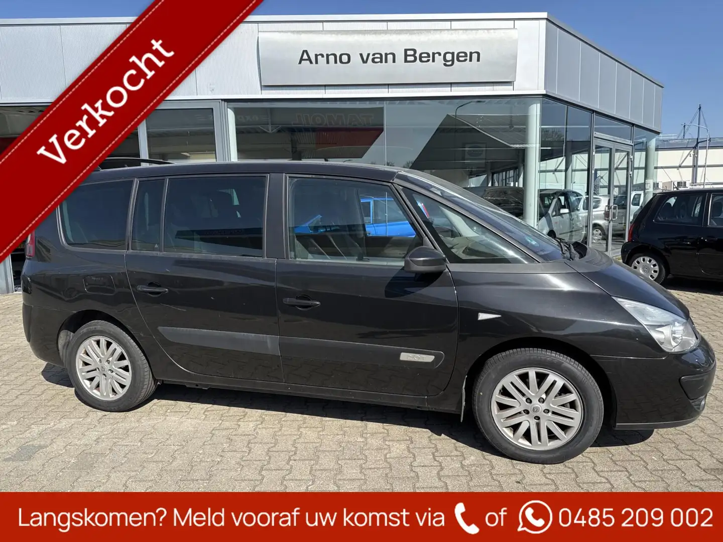 Renault Espace 2.0 T Initiale, 7 persoons, leder/stof interieur, Zwart - 1