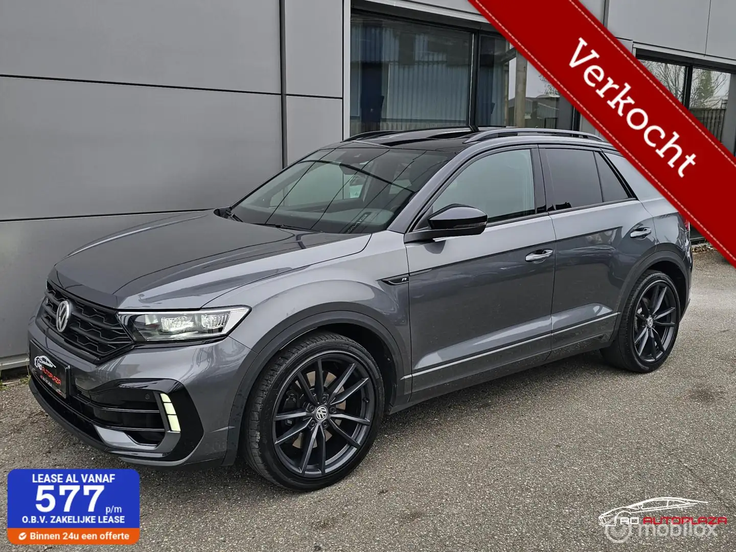 Volkswagen T-Roc 2.0 TSI 4Motion R Panorama/Akrapovic/Beats Grijs - 1