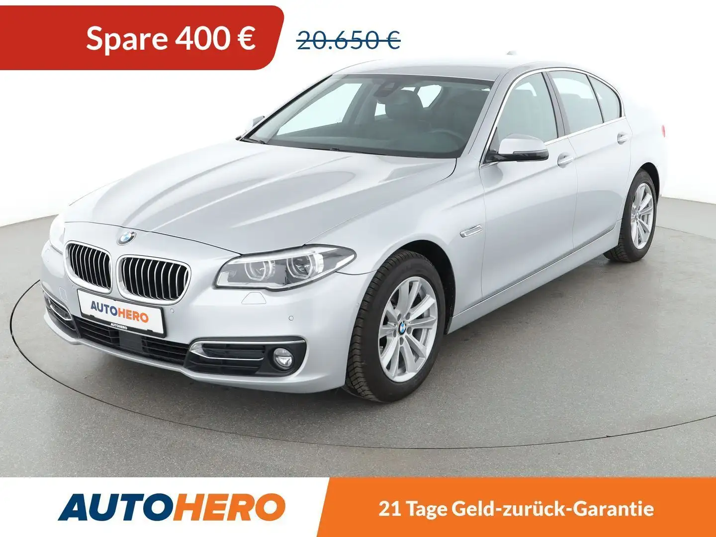 BMW 520 520i Aut.*NAVI*TEMPO*CAM*PDC*SHZ*HUD*LIM* Stříbrná - 1