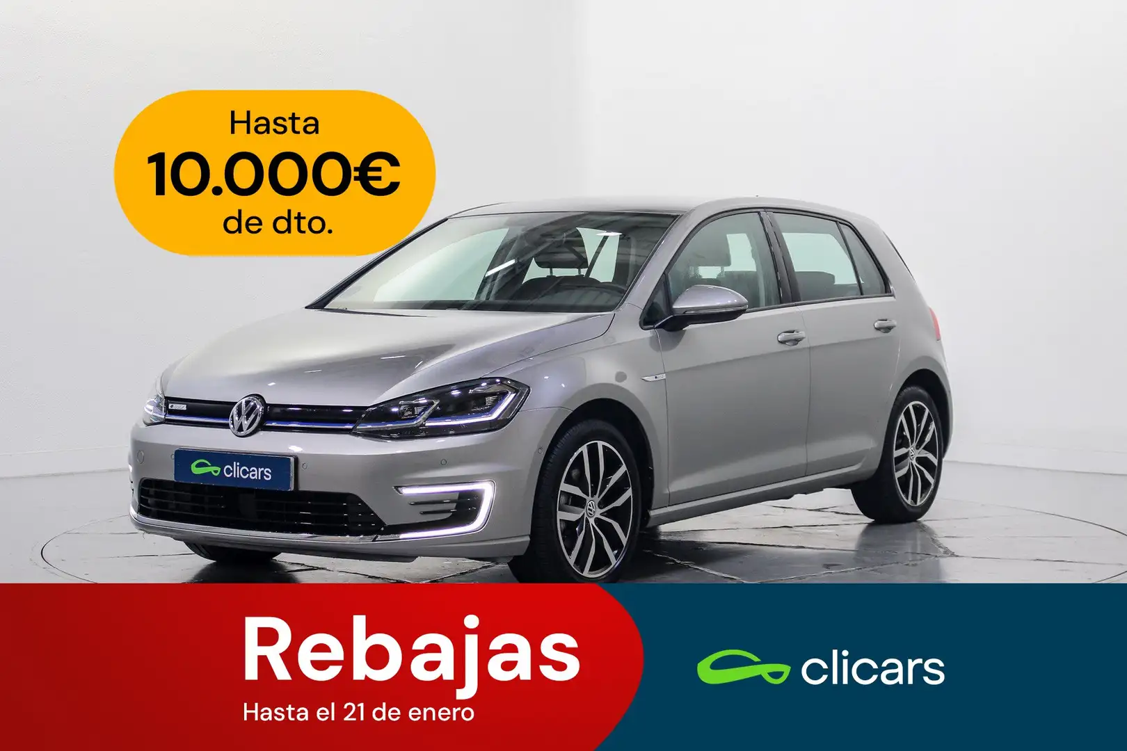 Volkswagen Golf e-Golf ePower Argent - 1