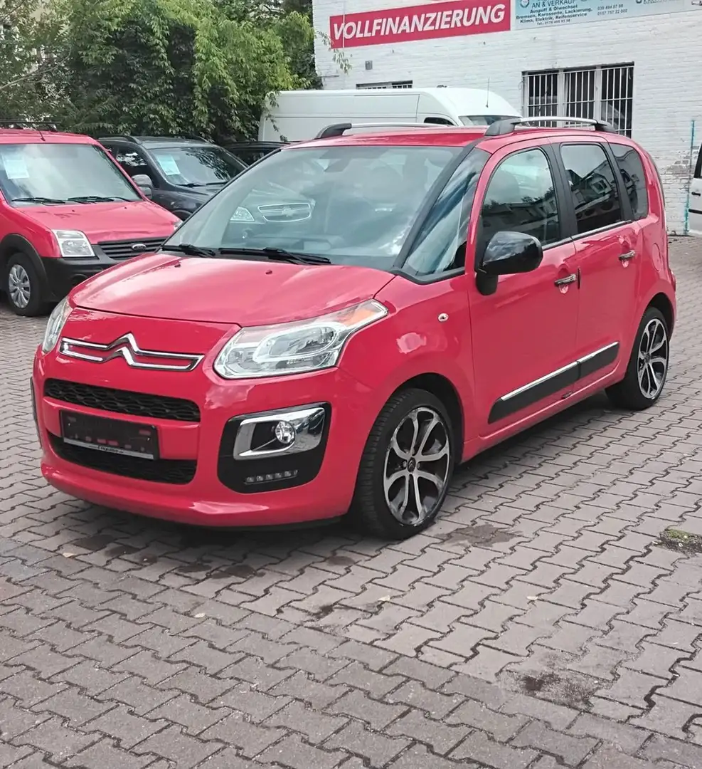 Citroen C3 Picasso Exclusive Neuer Tüv  Erste Hand Rot - 1