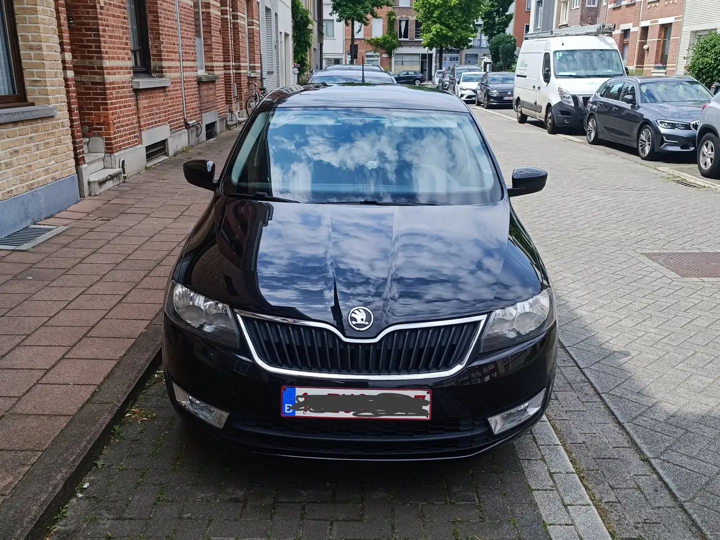 Skoda Rapid/Spaceback Rapid 1.6 TDI Elegance Zwart - 1